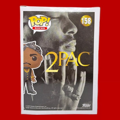 New Funko POP ROCKS Tupac Shakur 2PAC Vinyl Figure - Picture 3 of 6