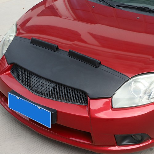 Sujetador protector con capucha frontal de cuero con borde para Mitsubishi ECLIPSE 2006-11 - Imagen 17 de 20