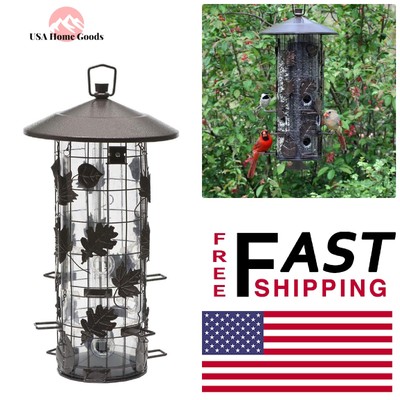 Perky Pet Triple Tube Bird Feeder 3 Cavity Design 8 Lbs Light
