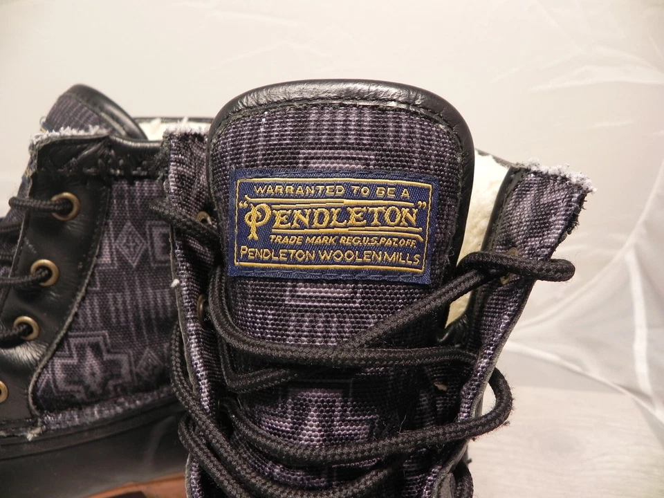 Pendleton Harding Heritage 82065 Pato Negro Botas Aisladas Mujer Talla 6 Foto 2 de 4