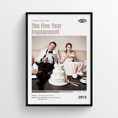 The Five-Year Engagement Movie Poster Print, Wall Art - Unframed
