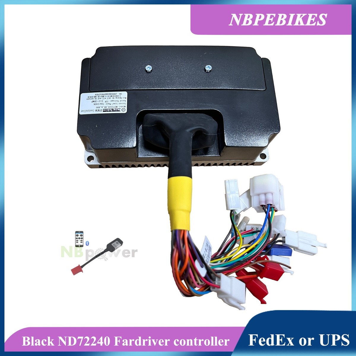 Fardriver ND72200/ND72300 72V 100A 1KW BLDC Sine Wave controller