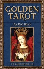 Golden Tarot By Kat Black ~ 78 Card Deck + Illustrated 198 Page Book ~ Authentic