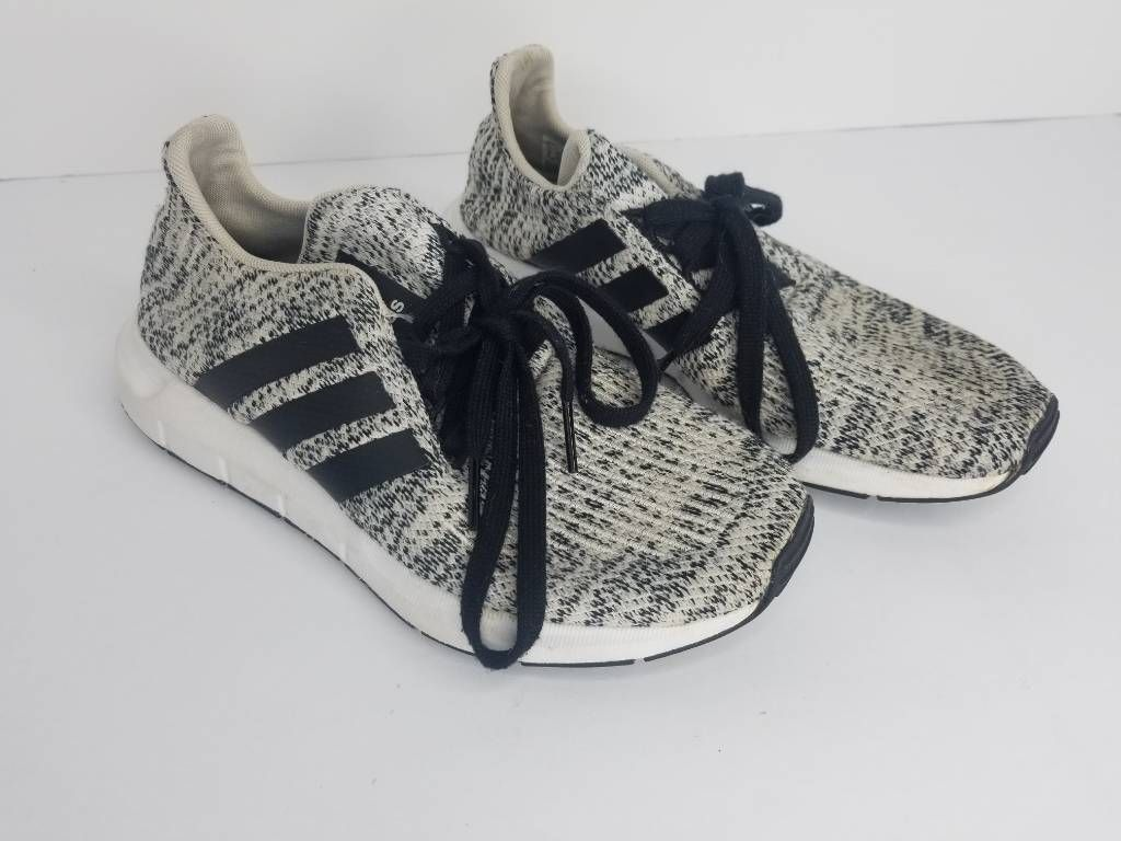 Adidas Womens Originals Running Shoes Black White PRB 698001 Knit Lace ...