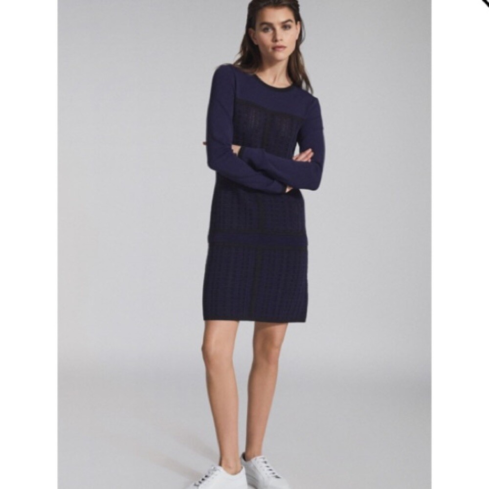 NWT REISS Elsie Textured Knitted Mini Dress XS | eBay NWT REISS Elsie Textured Knitted Mini Dress XS | eBay