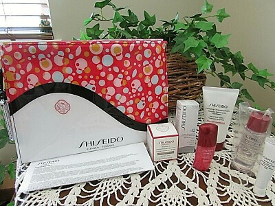 7-PC SHISEIDO GINZA TOKYO BEAUTY GIFT SET-SERUM/cleanse/eye cream