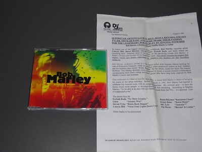 BOB MARLEY - A REBEL'S DREAM - V.A. / PROMO-ALBUM-CD 1999 (EX) & INFO-SHEET