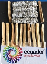 12 Palo Santo Wood  4 White Sage Smudge Sticks: Cleansing Negativity Removal