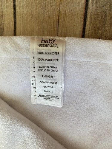 Baby Essentials Blanket Pink & White Minky Dot Textured Squares Patchwork Lovey - Picture 3 of 8
