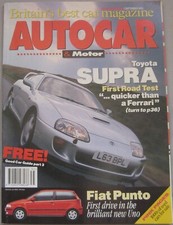 Autocar 1 September 1993 featuring Toyota Supra, Porsche 928, Vauxhall Astra GSi