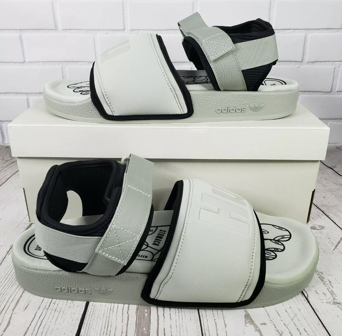 adidas human race slides