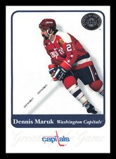 Dennis Maruk #6 2001-02 Fleer Greats of the Game Washington Capitals