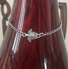 Turtle Sea Ocean Beach Stainless Steel Anklet Ankle Chain Bracelet Women Foot