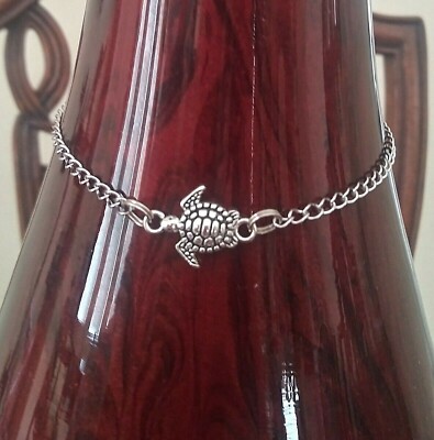 Turtle Sea Ocean Beach Stainless Steel Anklet Ankle Chain Bracelet Women Foot