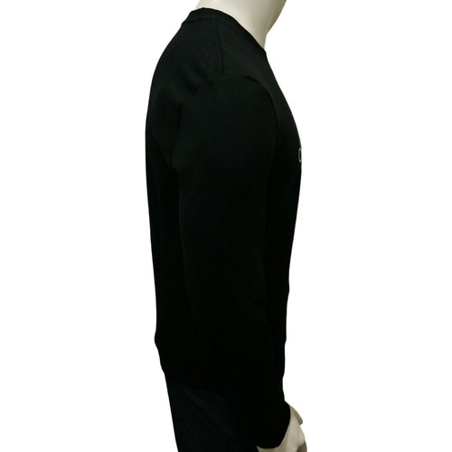 MSRP $65.99 NWT CALVIN KLEIN MEN'S BLACK CREW NECK LONG SLEEVE SWEATSHIRT M L XL - Picture 2 of 5
