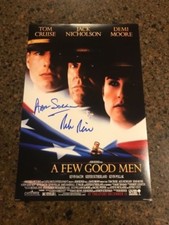 * ROB REINER & AARON SORKIN * signed 12x18 photo poster * A FEW GOOD MEN * 1