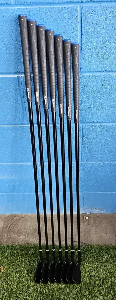 Fers De Golf TaylorMade CB/MC 2011 - 4 à PW, Finition Noire, Shafts Project X 6.0, Grips Iomic Neufs