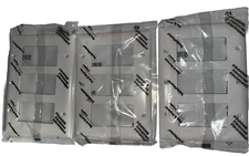3 Pack - P&S White Trademaster 3-Gang Unbreakable Nylon Wallplate Cover TP263-W