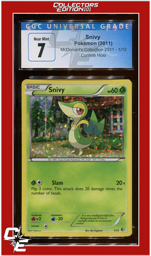 Snivy graded CGC 7 for sale on eBay