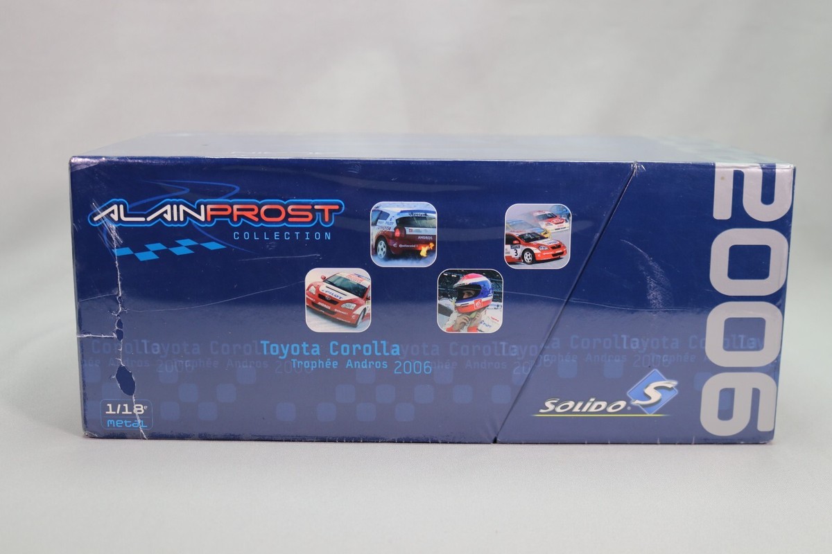 LJ629 SOLIDO 83501 1/18 Voiture Toyota Corolla WRC Trophée Andros 2006 Prost LJ629 SOLIDO 83501 1/18 Voiture Toyota Corolla WRC Trophée Andros 2006 Prost