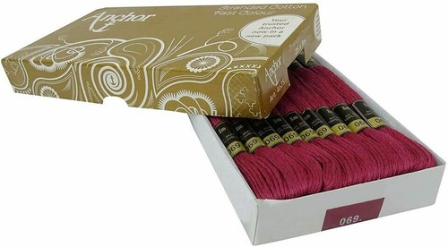 Anchor Thread Magenta 069 Cross Stitch Stranded Cotton Hand Embroidery Floss - Picture 1 of 5