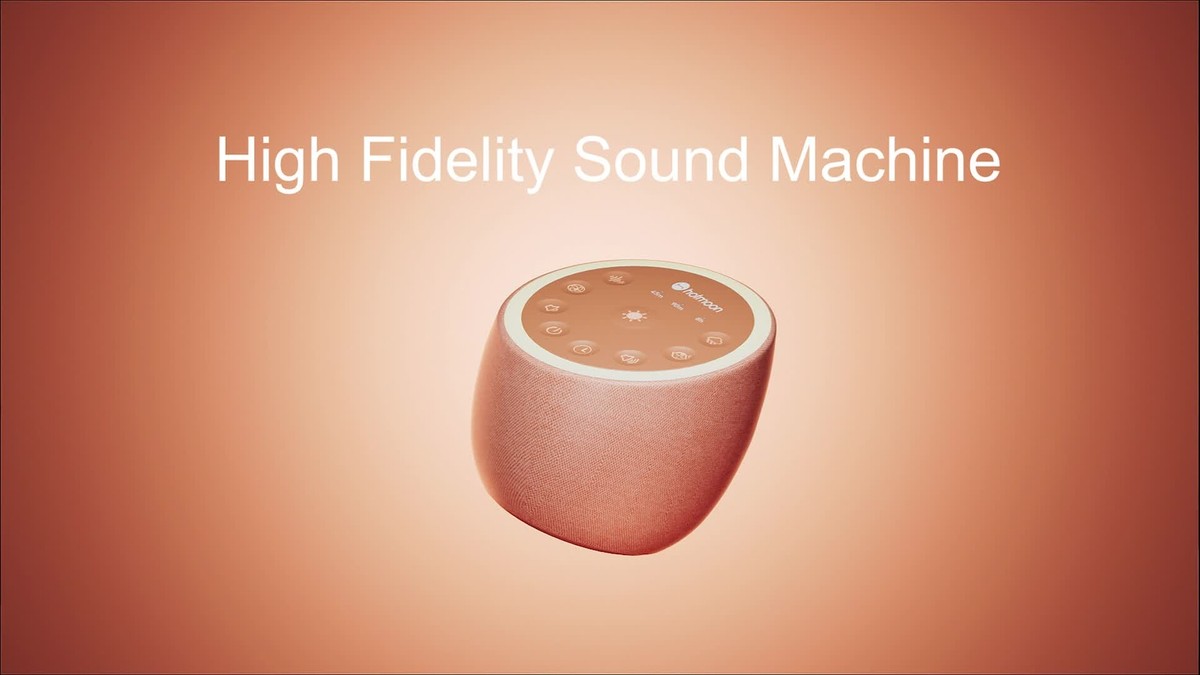 Hotmoon White Noise Machine Smart Sleep Sound Machine 200 Non Looping Sounds Portable Adjustable - Foto 4