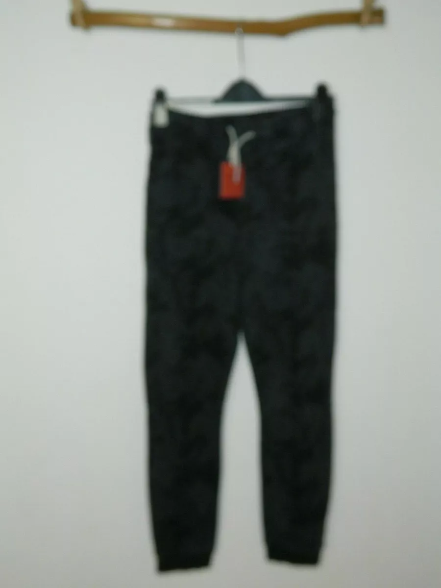 Mossimo Target Sweatpants Joggers Boy's Gray Black Floral Size XL (16)