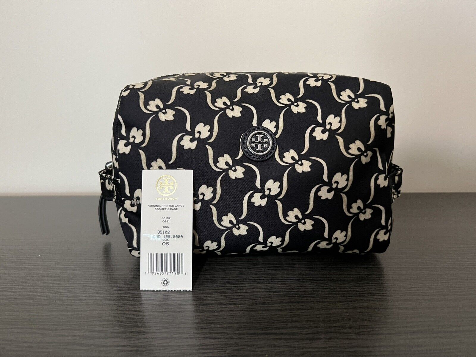 Large Virginia Printed Cosmetic Case: Women's Designer Cosmetic Bags