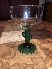 One Cactus Stem Margarita Wine Glass
