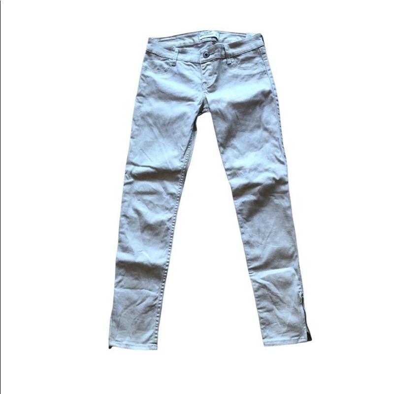 Abercrombie Kid's 14 Tan Shimmery Skinny Jeans