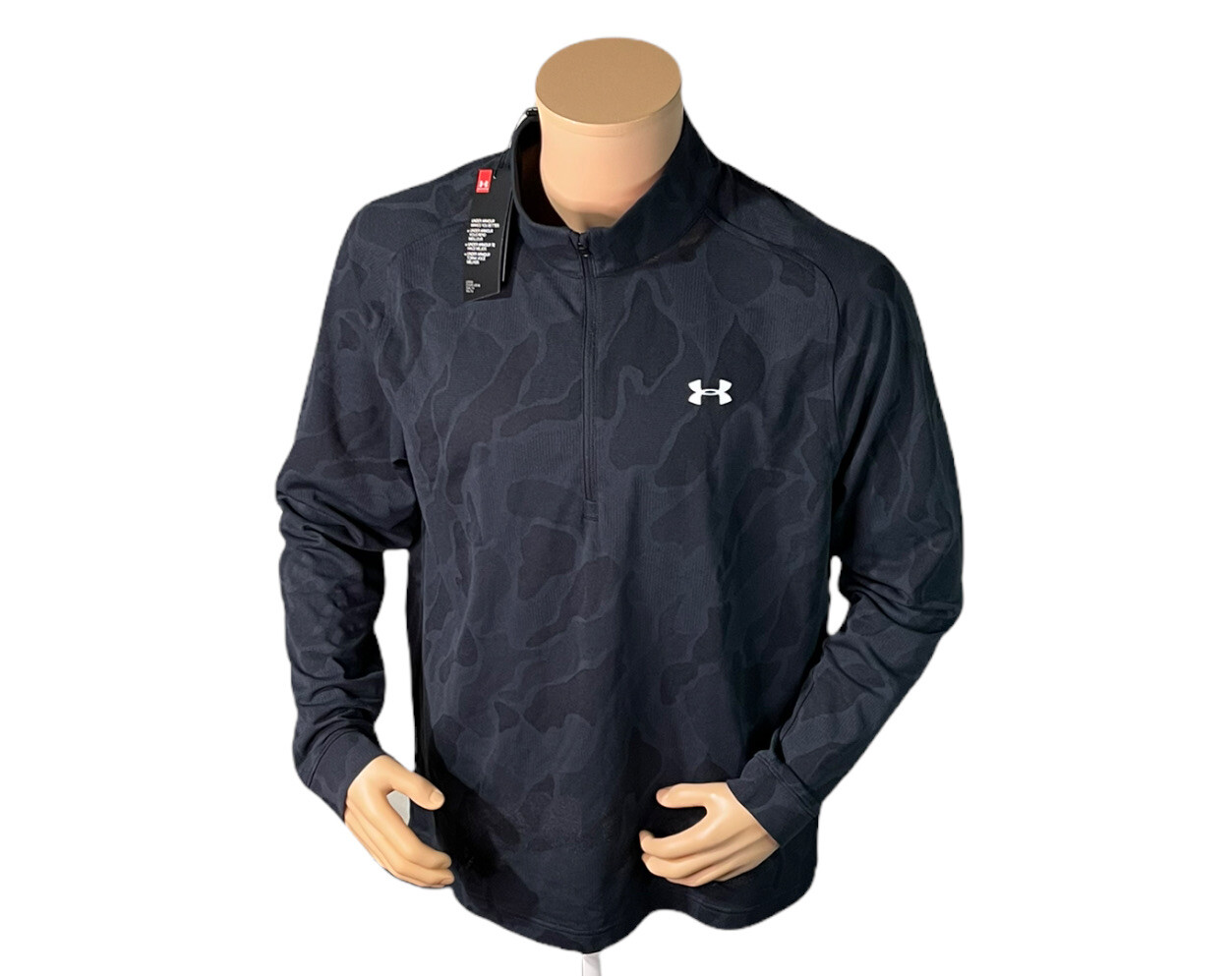 Новый мужской костюм Under Armour большого размера Mens Vanish Golf на молнии 12 Черный 1353697 8290₽