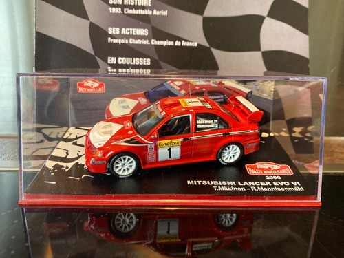 MITSUBISHI LANCER EVO VI RALLYE MONTE CARLO 2000 MAKINEN + FASCICULE 1/43 ALTAYA - Imagen 2 de 5