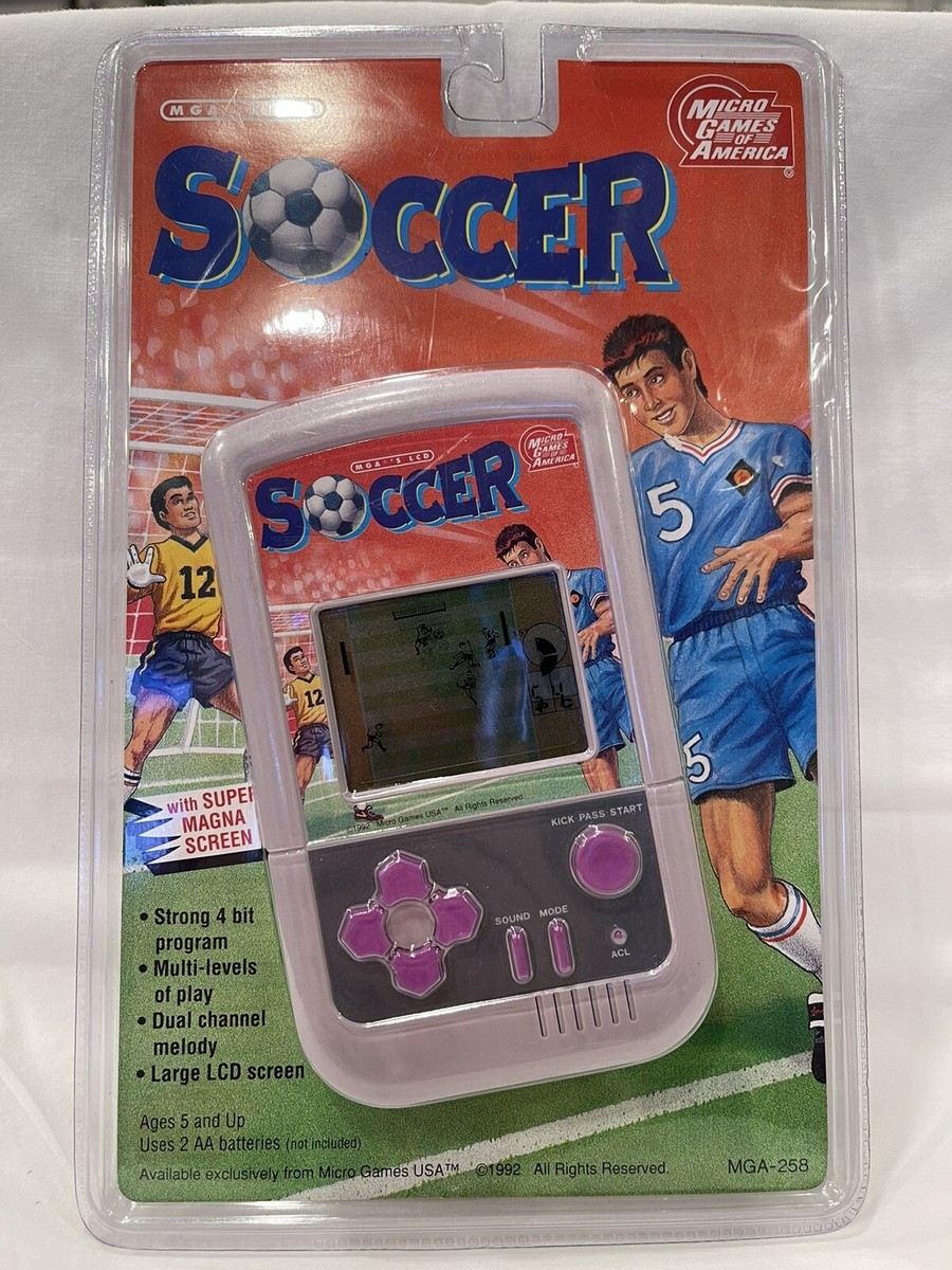 Vintage 1992 Electronic Handheld SOCCER Game LCD by MGA Micro