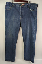 Y2K Levis 501 Straight Leg Button Fly Medium Wash Jeans Made in USA Men's 44x31