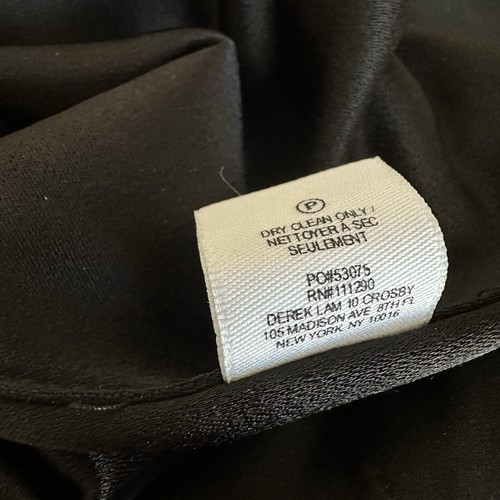 Derek Lam 10 Crosby Hose Damen 0 schwarz Cropped Flare hoher Bund Öse Schnalle - Bild 10 von 10
