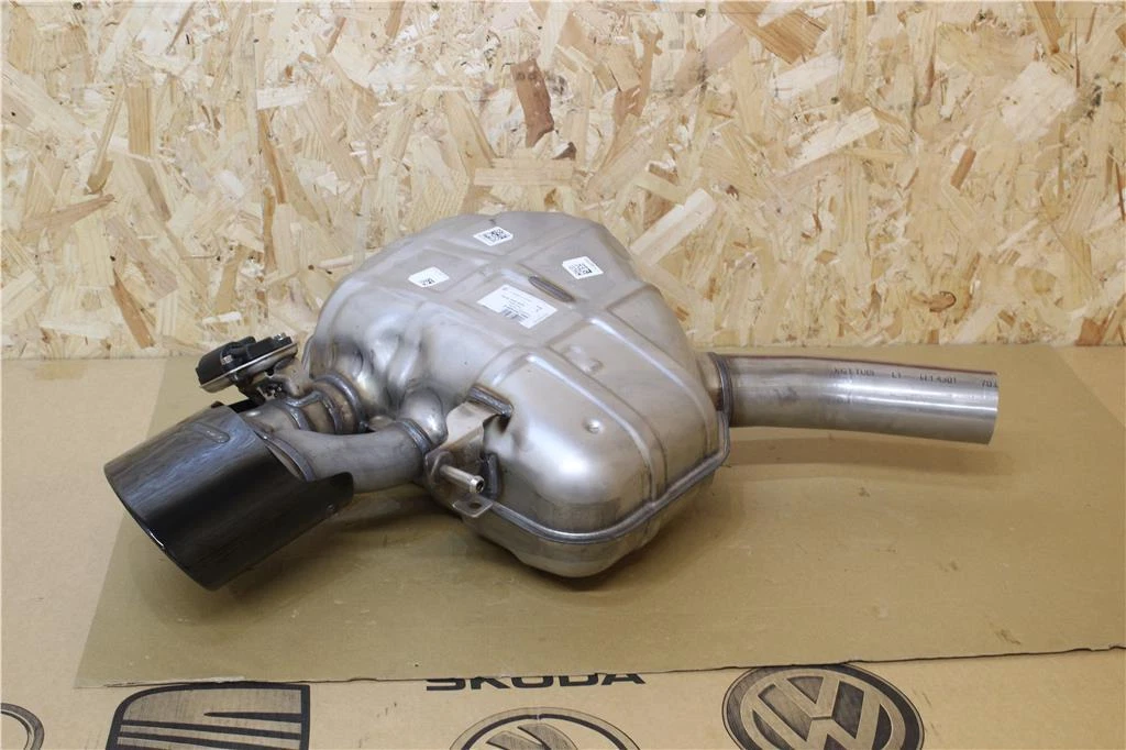 Left Rear Silencer With Exhaust Flap RS5 2018 Onwards 8W6253609Q 