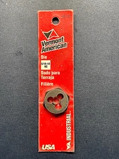 VERMONT AMERICAN NOS 5/16-18 Hexagon Die - RH Thread - Made In USA