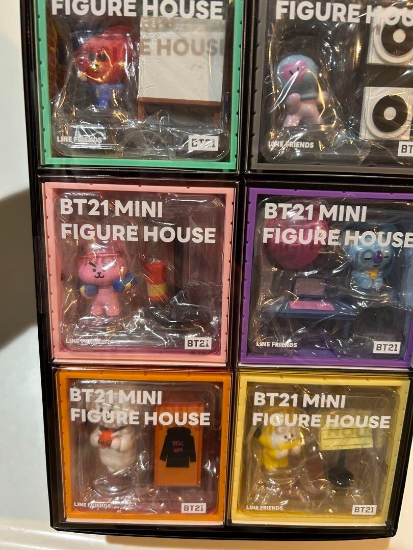 Bt21 5Th Anniversary Mini House Figure Set Line Friends Official