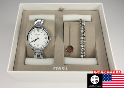 Fossil NEW Suitor Three-Hand Alloy Watch and Bracelet Box  display picture 1