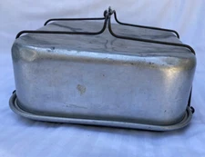 Vintage Kewaskum Aluminum Co. Square Cake food carrier