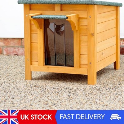 FeelGoodUK Holz Versteck Haus Katze Kaninchen Unterstand Schatten Kleintier 42'' B X 51'' T X