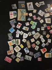 HUGE Vintage Stamp Collection Lot Worldwide Argentina France Japan Etc READ