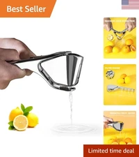 Ergonomic Handheld Lemon Juicer - Versatile for Citrus and Easy to Clean