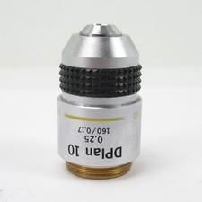 OLYMPUS DPLAN 10 0.25 160/0.17 MICROSCOPE OBJECTIVE LENS 10X FOR BH2