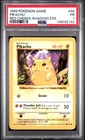 1999 POKEMON BASE SET RED CHEEKS-SHADOWLESS #58 PIKACHU PSA 1