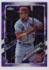 2021 Chrome Update Sapphire Edition Rookie Debut Purple 5/10 Dylan Carlson k4s