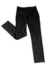 NYDJ MADE IN THE USA Size 4 Coated Black Lift And Tuck