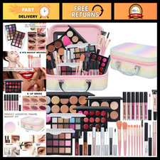 All-in-One Makeup Kit for Teens & Beginners - Eyeshadow, Lip Gloss, Brushes & Mo