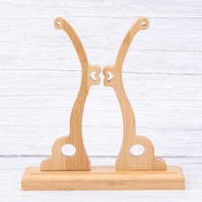 Chinese Fan Decorative Stand Display Base Foldable Round Japanese