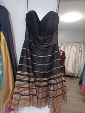Sherri Hill Short Dress Black And Gold